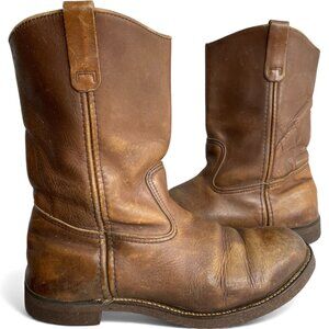 Red Wing Shoes Brown Leather Boots